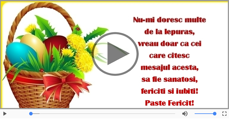 Paste Fericit!
