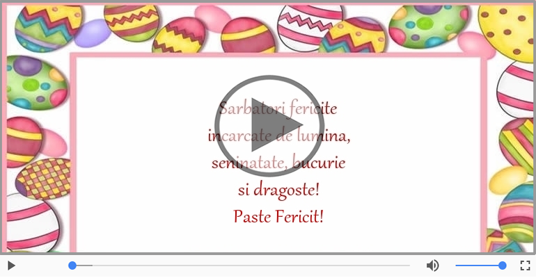 Paste Fericit!