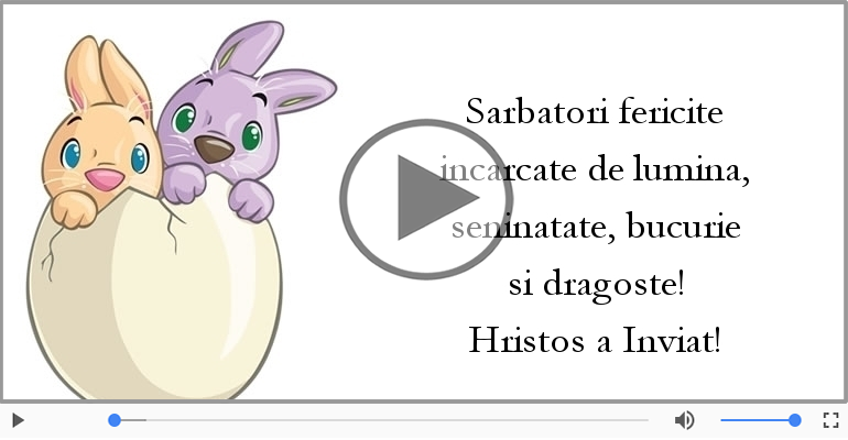 Sarbatori fericite - Paste Fericit