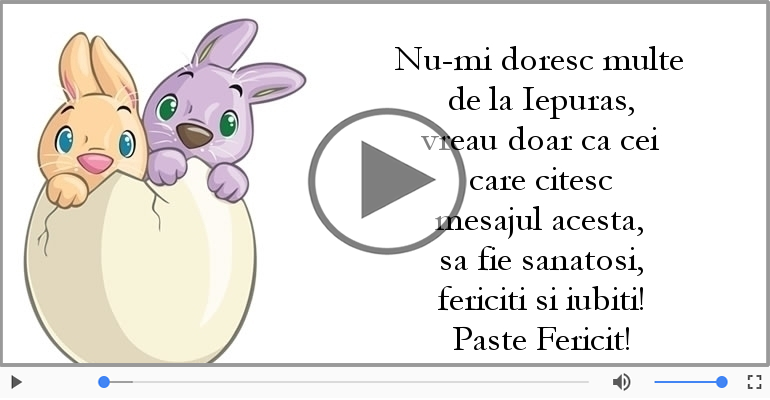 Paste Fericit!