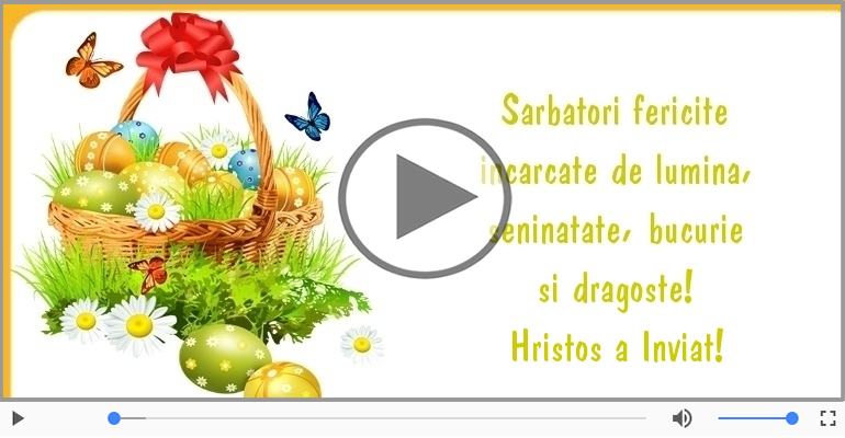 Sarbatori fericite - Paste Fericit
