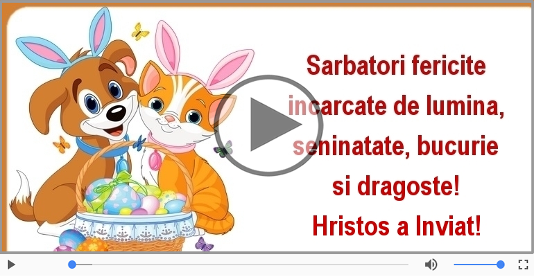 Sarbatori fericite - Paste Fericit