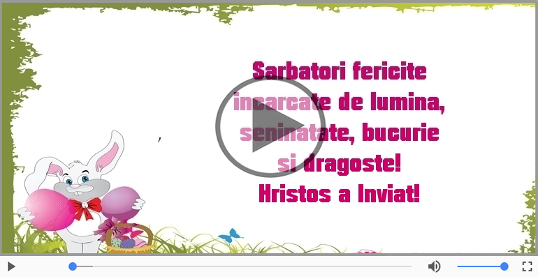 Sarbatori fericite - Paste Fericit