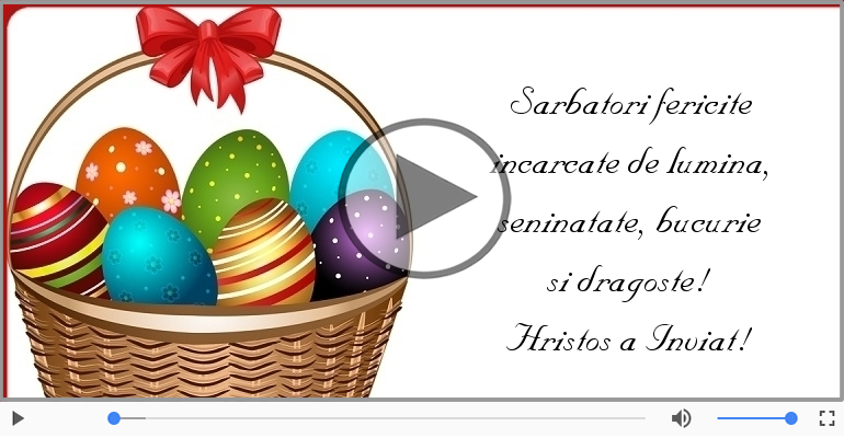 Sarbatori fericite - Paste Fericit