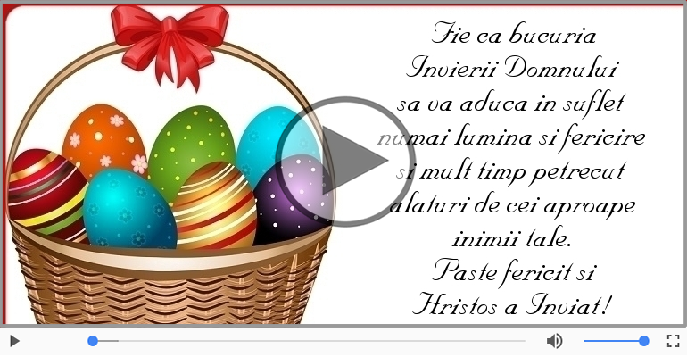 Paste fericit si Hristos a Inviat!