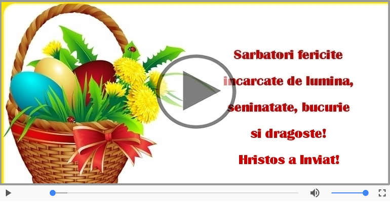 Sarbatori fericite - Paste Fericit