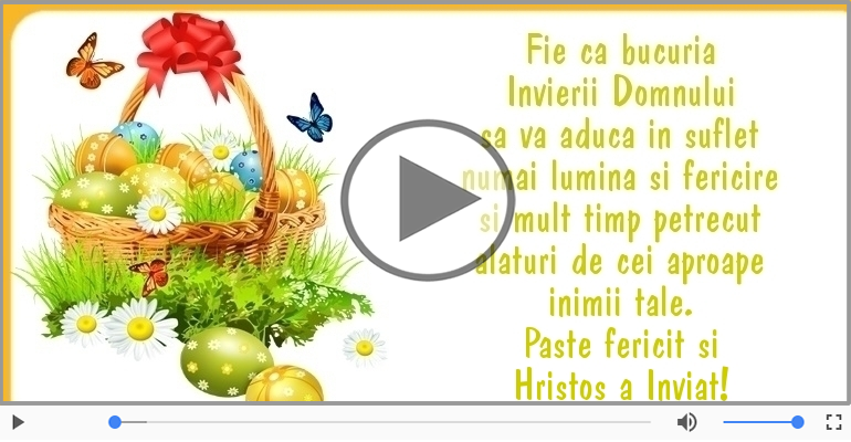 Paste fericit si Hristos a Inviat!