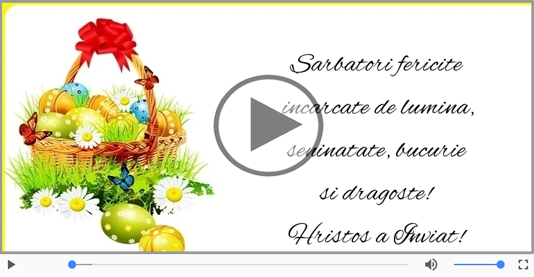 Sarbatori fericite - Paste Fericit