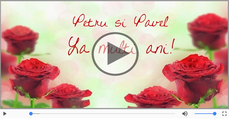 La multi ani, de Sfitntii Petru si Pavel