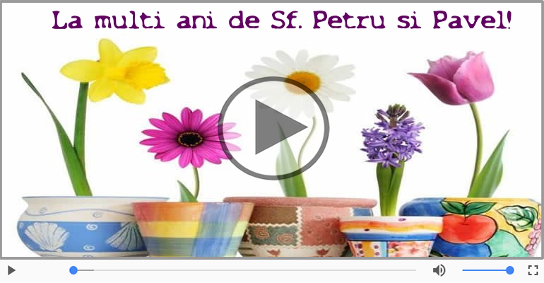 La multi ani cu ocazia sarbatorii Sfintilor Petru si Pavel!