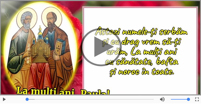 La multi ani, cu ocazia zilei