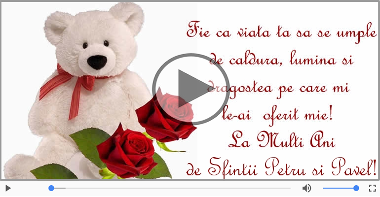 La multi ani, de Sfitntii Petru si Pavel