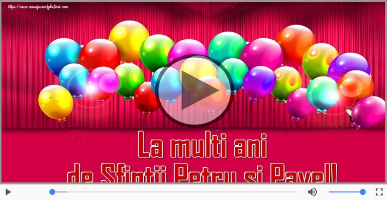 La multi ani cu sanatate de Sfintii Petru si Pavel!