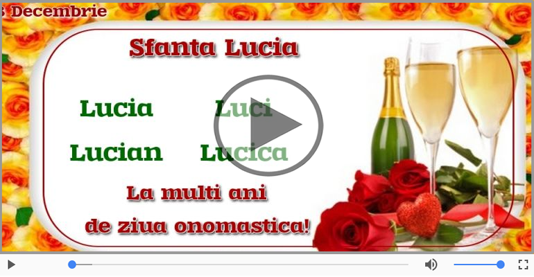 Felicitari de Sfanta Lucia
