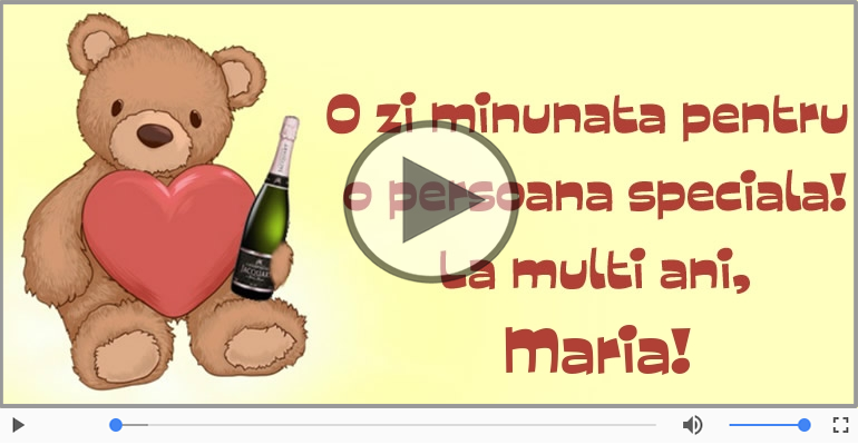 La multi ani de Sfanta Maria!