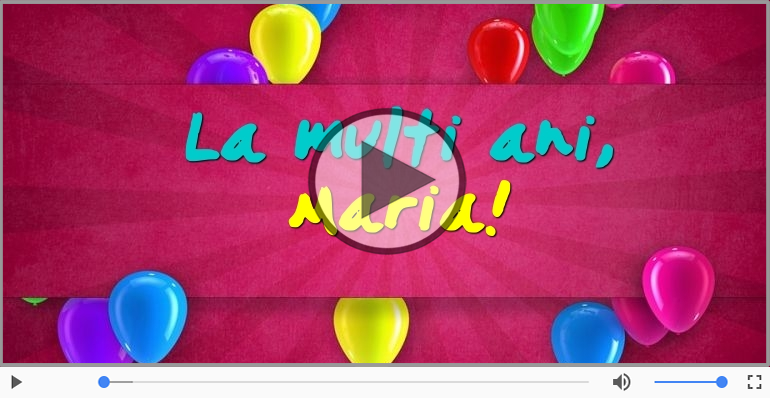 Felicitare muzicala de Sfanta Maria!