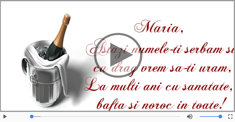 La multi ani de Sfanta Maria!