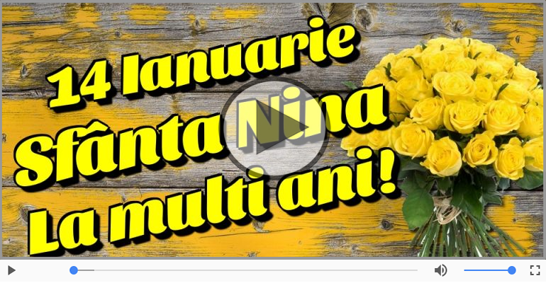 La mulți ani de Sfanta Nina