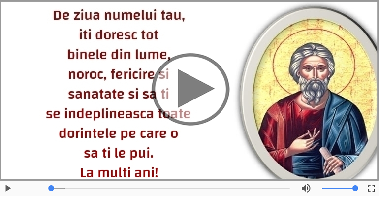 La multi ani de Sfantul Andrei!