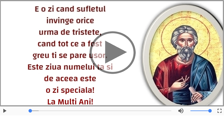 La multi ani de Sf. Andrei! - 30 Noiembrie