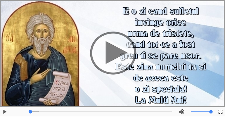 La multi ani de Sf. Andrei! - 30 Noiembrie