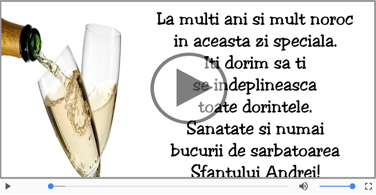 La multi ani de sarbatoarea Sfantului Andrei!