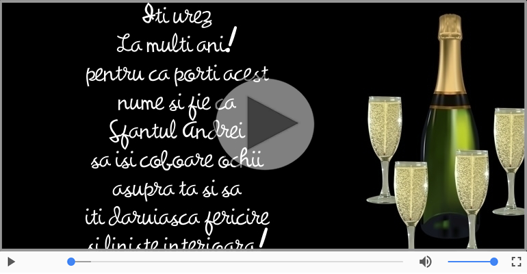 Iti urez La multi ani! de Sfantul Andrei