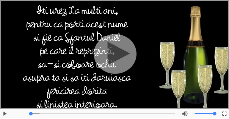 La multi ani de Sfantul Daniel! - 17 Decembrie