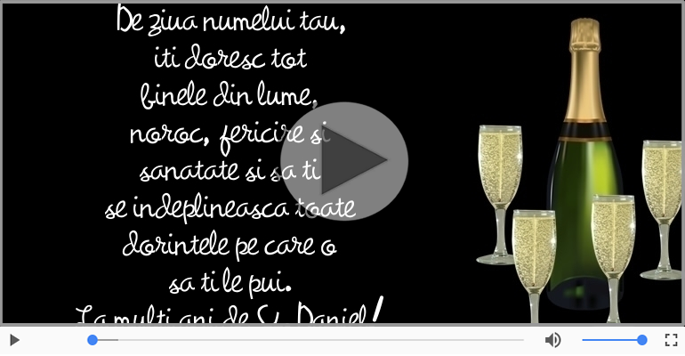 La multi ani de Sfantul Daniel!