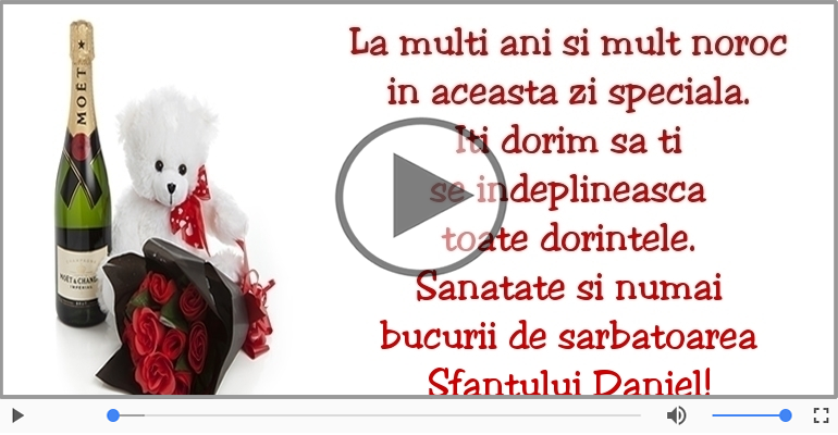 La multi ani de sarbatoarea Sfantului Daniel!