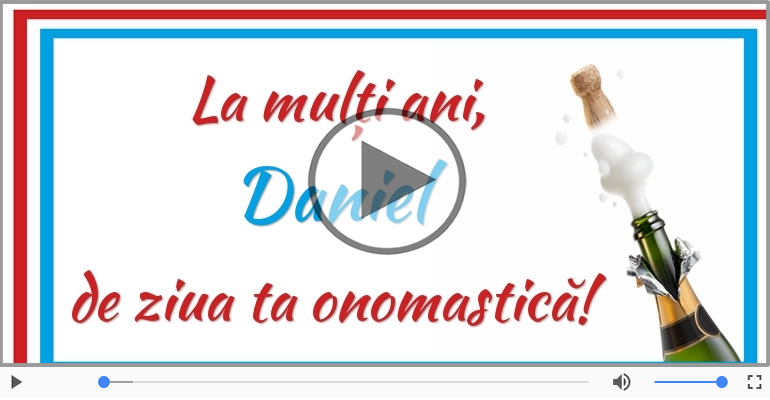 La multi ani de Sfantul Daniel!