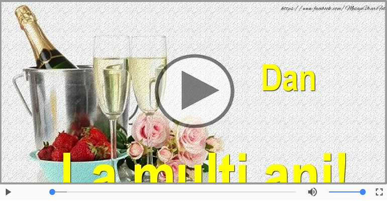 Felicitare muzicala si animata de Sfantul Daniel