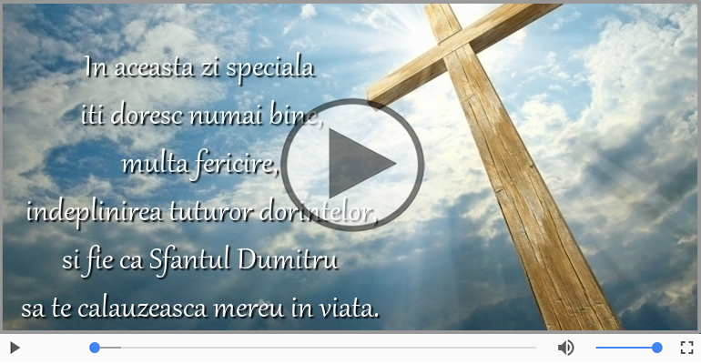 In aceasta zi speciala iti doresc numai bine....