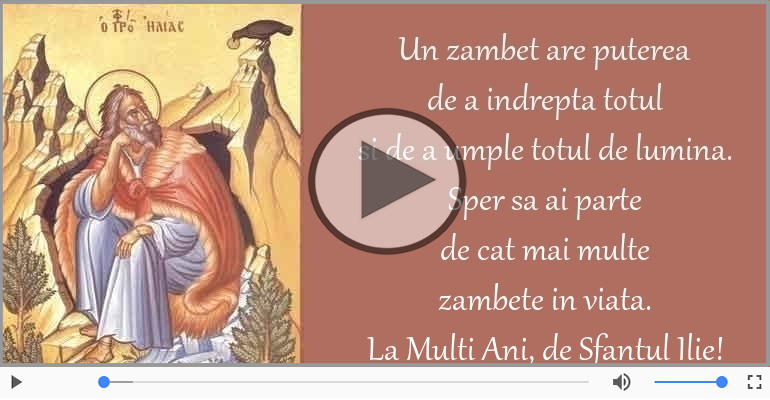 La Multi Ani, de Sfantul Ilie!