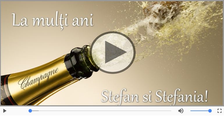 La multi ani de Sfantul Stefan!