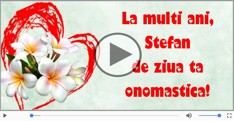 La multi ani de Sfantul Stefan!