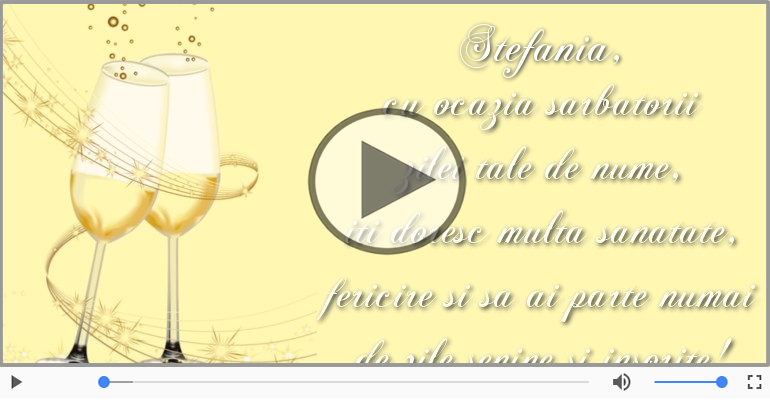 La multi ani de Sfantul Stefan!