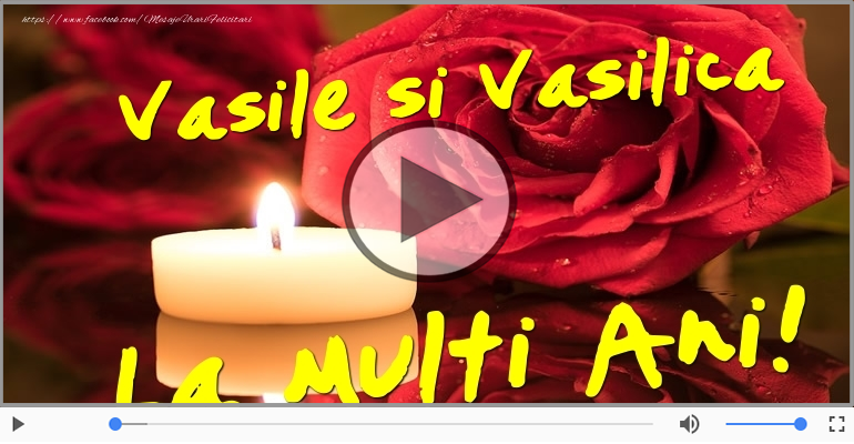 De Sfantul Vasile, La multi ani sarbatoritilor!