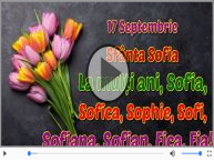Felicitare muzicală de Sfânta Sofia