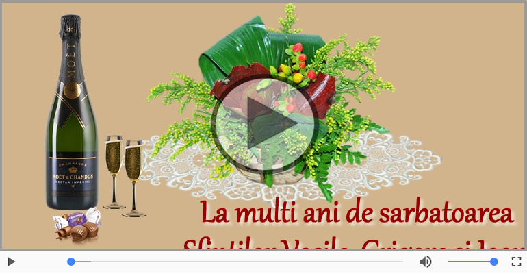 De Sfintii Vasile, Grigore si Ioan! -  La multi ani sarbatoritilor!