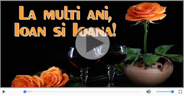 Felicitare muzicala de Sfintii Vasile, Grigore si Ioan!