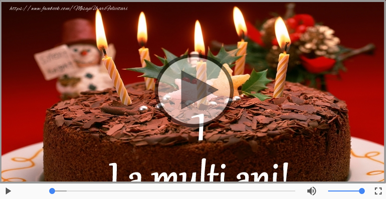 La multi ani, 1 an!