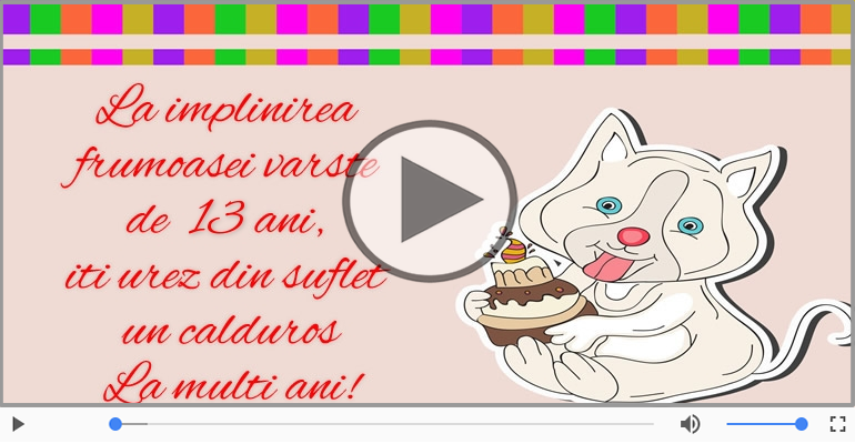 Happy Birthday, 13 ani!