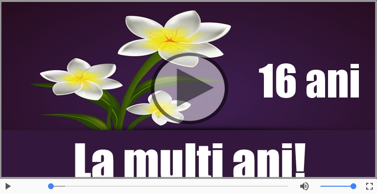 La multi ani, 16 ani!