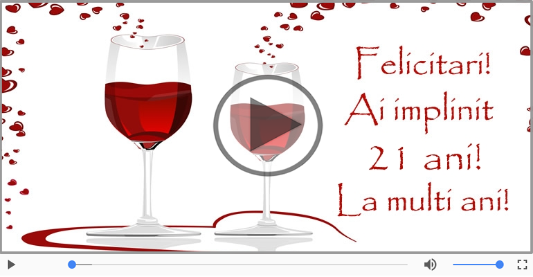 La multi ani, 21 ani!