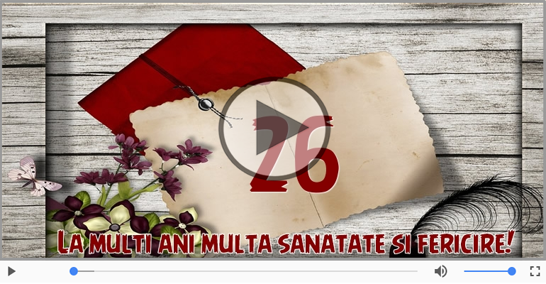 La multi ani, 26 ani!