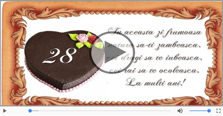 Happy Birthday, 28 ani!