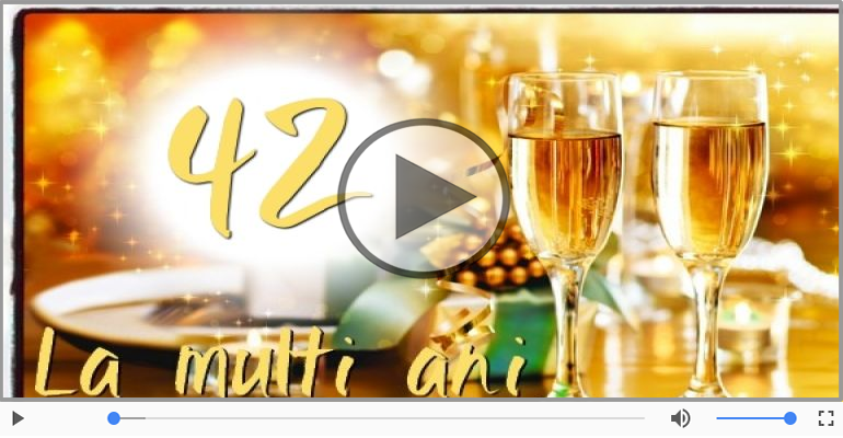Happy Birthday, 42 ani!