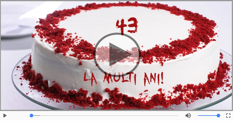 43 ani, La multi ani!