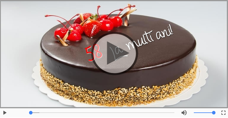 La multi ani 58 ani! Melodia: La multi ani versiunea originala!